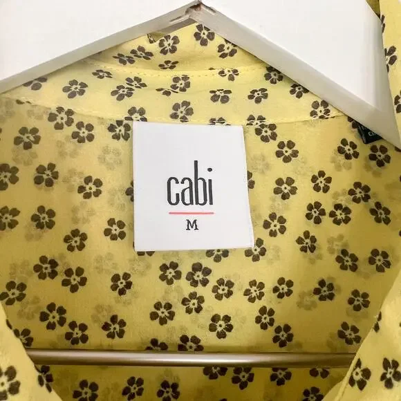CAbi 5348 Viola Daisy Blouse Medium - Picture 2 of 5